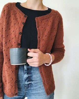 PetiteKnit Anna's Cardigan - My Size - Knitting Pattern