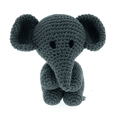 Hoooked Amigurumi Kit : Elephant Mo kit - Lava