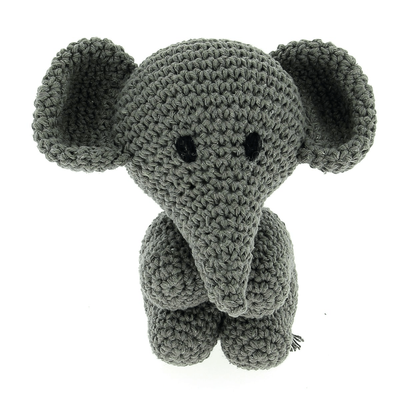 Hoooked Amigurumi Kit : Elephant Mo kit - Taupe