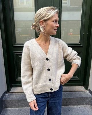 PetiteKnit Champagne Cardigan - Knitting Pattern