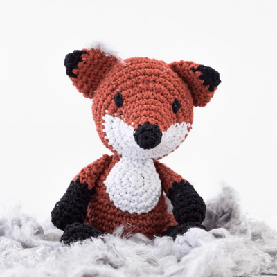 Hoooked Amigurumi Kit : Fox Fergie - Brick