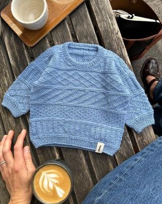 PetiteKnit Storm Sweater Baby - Knitting Pattern