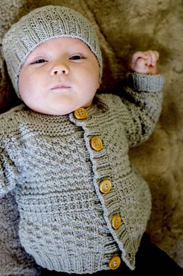 Lisa F Baby Cakes BC64 Austin Cardi and Beanie