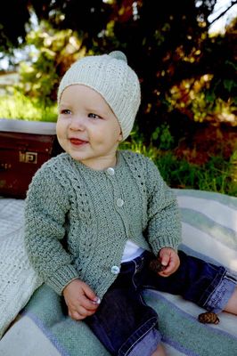 Lisa F Baby Cakes BC71 Addison Cardi and Hat