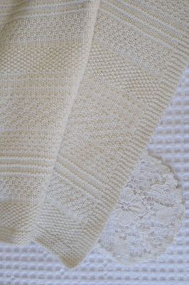 Lisa F Baby Cakes BC97 Knit and Purl Blanket Knitting Pattern