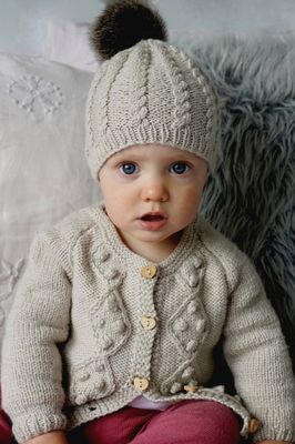 Lisa F Baby Cakes BC98 Riley Cardi and Hat