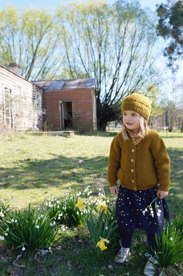Lisa F Little Cupcakes LF36 Rowan Cardi and Hat