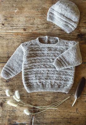 Lisa F BC148 Raine Sweater and Hat - Knitting Pattern