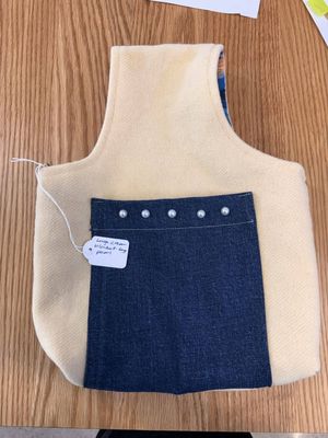 Cream Blanket Bag