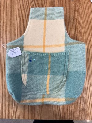Green Check Bag
