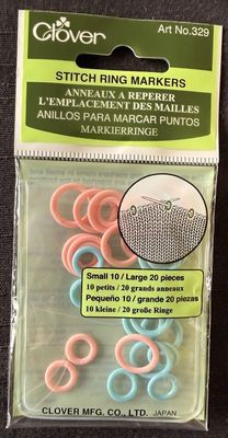 Clover Stitch Ring Markers