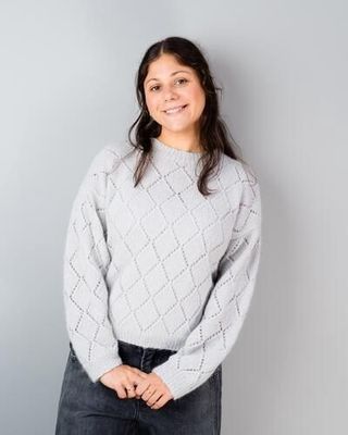 Alpaca Yarns 3307 Halo Diamond Lace Sweater or Vest - Knitting Pattern