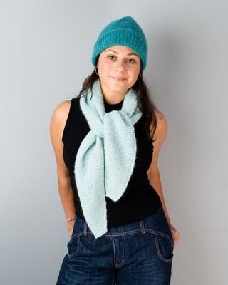Alpaca Yarns 3301 Halo Scarf and Beanie - Knitting Pattern