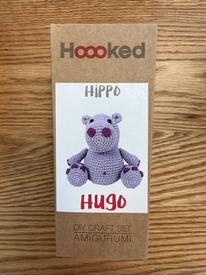 Hugo Hippo Hoooked Amigurumi kit