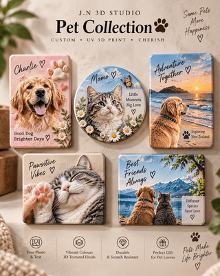 Ceramic Pet Photo Magnet