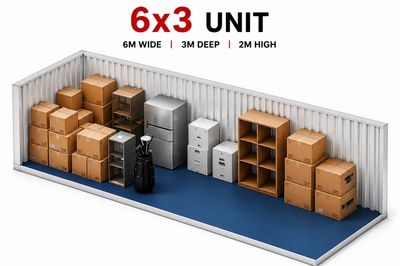6x3 Unit - $90 per week