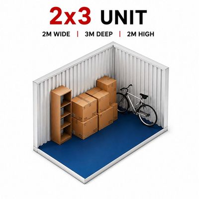 2&times;3 Storage Unit &ndash; Initial Booking