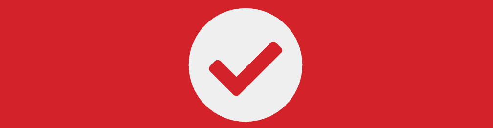 Tick inside a circle icon