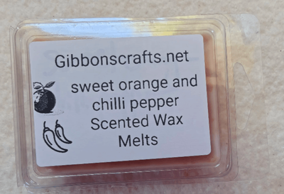 Sweet Orange and Chilli Pepper Scented Wax Melts