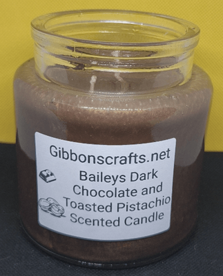 Baileys Dark Chocolate and Toasted Pistachio Large Jar Jelly Candle