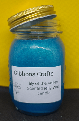 Lily of the Valley Scented Jelly Wax Candle