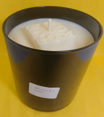 Banoffee pie Large Black Jar Candles