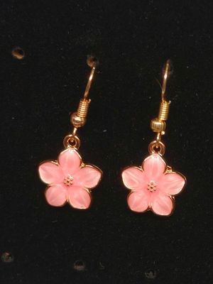 Cherry Blossom Earrings Pink