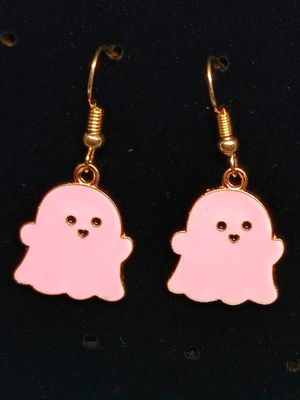 Ghost Earrings - Pink